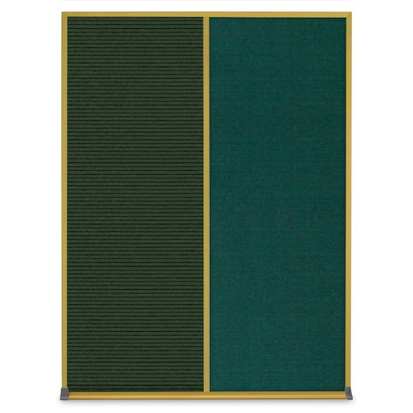 Single Door Radius Corkboard, 24"X36", S